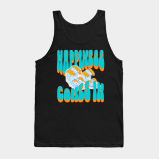 Happiness Comes In Waves, Hello Summer Vintage Funny Surfer Riding Surf Surfing Lover Gifts Tank Top